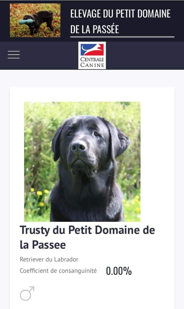 Trusty Du Petit Domaine De La Passee